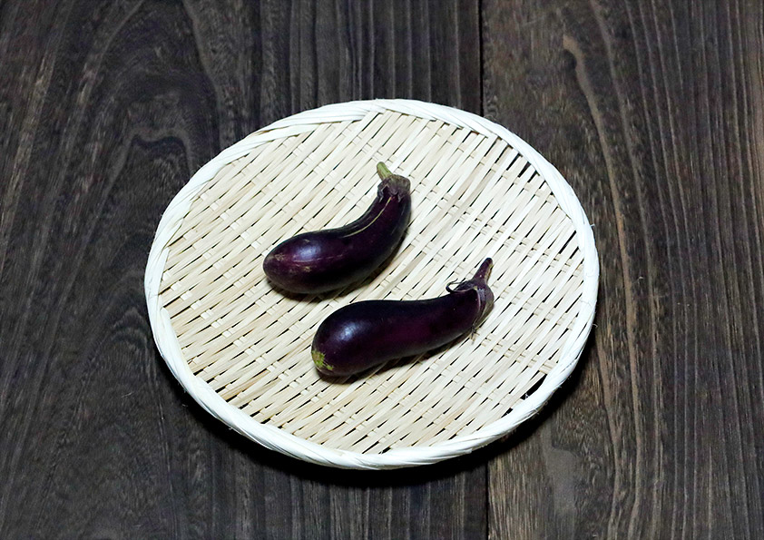 ナスの収穫